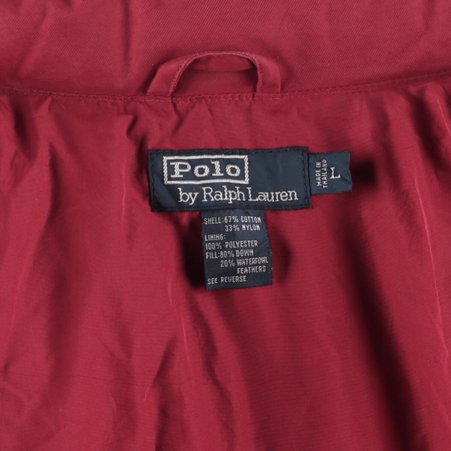 古着 ラルフローレン Ralph Lauren POLO by ダウンジャケット メンズL