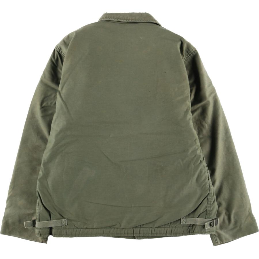 古着 80年代 米軍実品 U.S.NAVY A-2 ミリタリー デッキジャケット USA