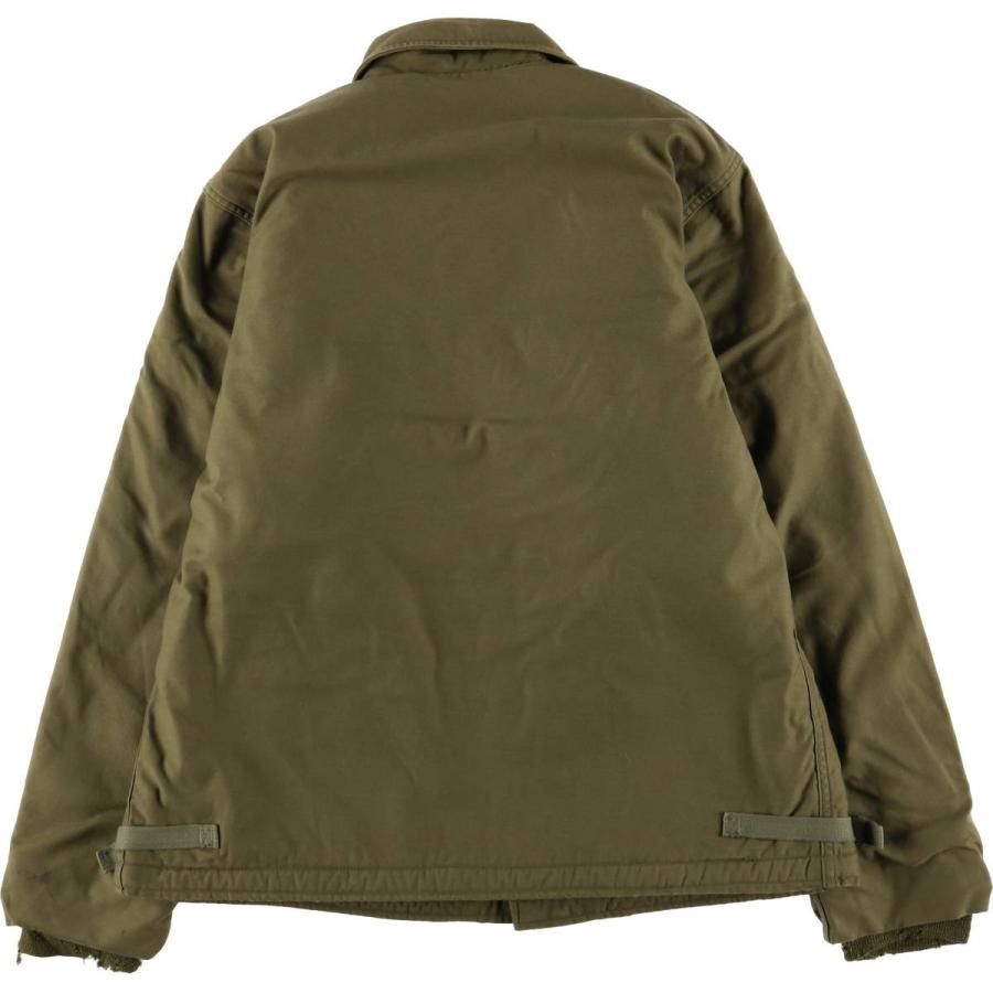 古着 70年代 米軍実品 A-2 U.S.NAVY ミリタリー デッキジャケット USA