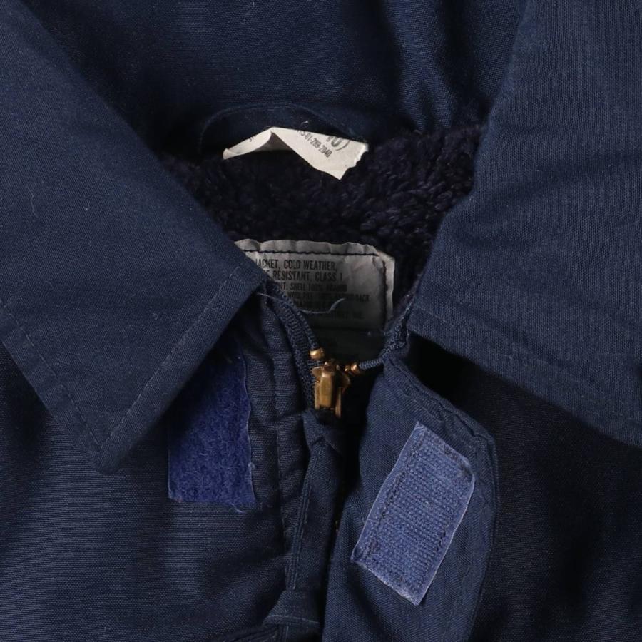 古着 90年代 米軍実品 U.S.NAVY アラミドジャケット ミリタリー デッキ