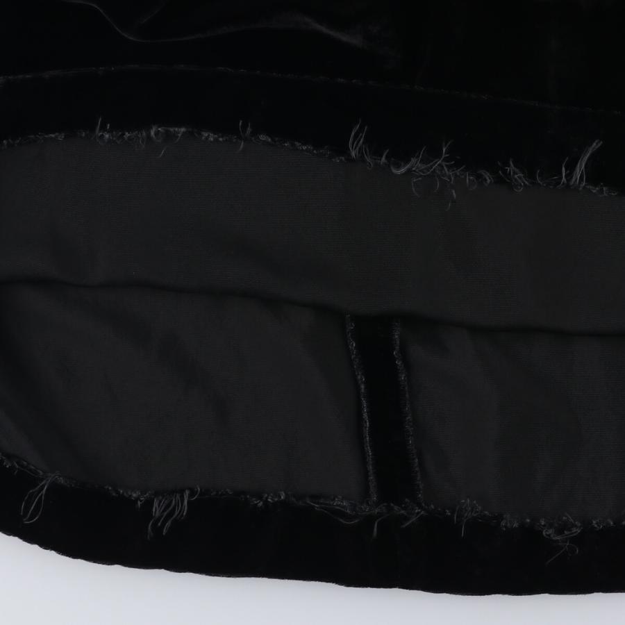 古着 80年代 ガンネサックス GUNNE SAX ハーフ丈 ベロア 長袖 フレア ワンピース USA製 レディースXS相当 ヴィンテージ /evb030353_8