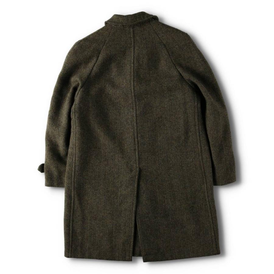 古着 60年代 Harris Tweed ハリスツイード ヘリンボーン ウールロング