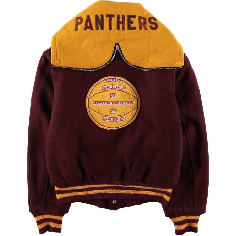 60s ヴィンテージ MAPLEコート型 フード付 ボタンスタジャン USA製 60s ヴィンテージ MAPLEコート型 フード付 ボタンスタジャン USA製 60s