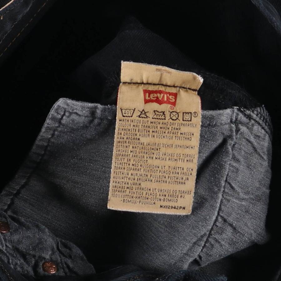 Levi's（リーバイス） 古着 90年代 Levi's 501-0165 ブラックデニム