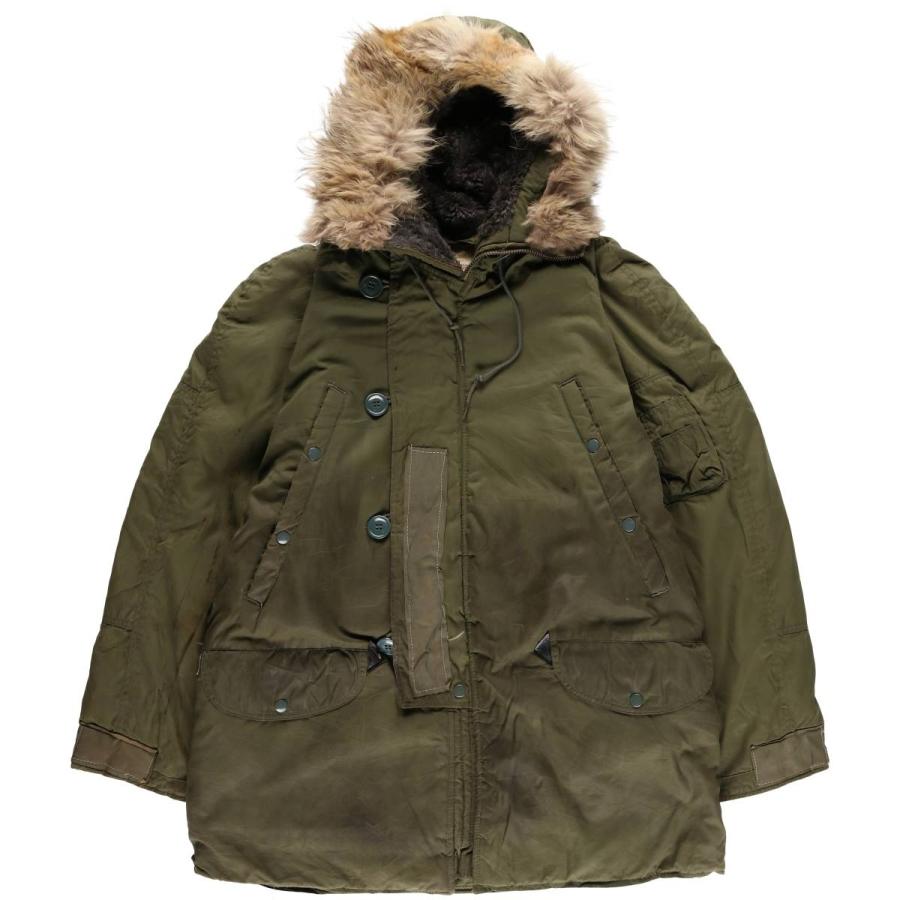 古着 70年代 米軍実品 N-3B ミリタリー フライトジャケット USA製