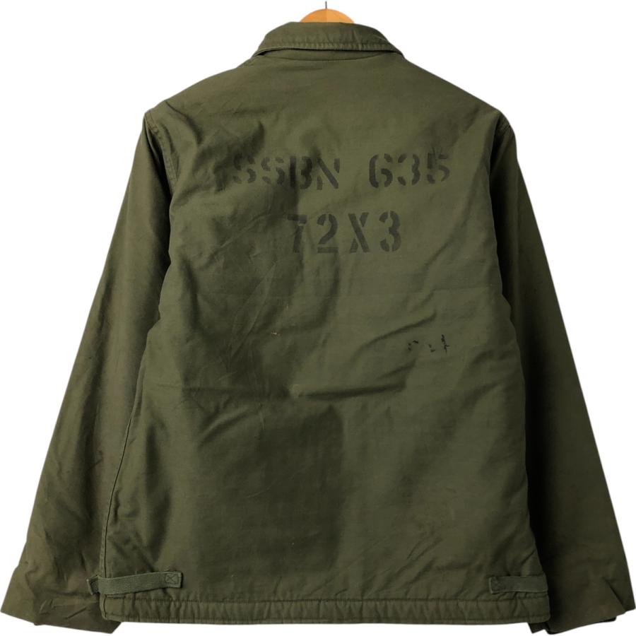古着 70年代 米軍実品 U.S.NAVY A-2 バックステンシル入り ミリタリー