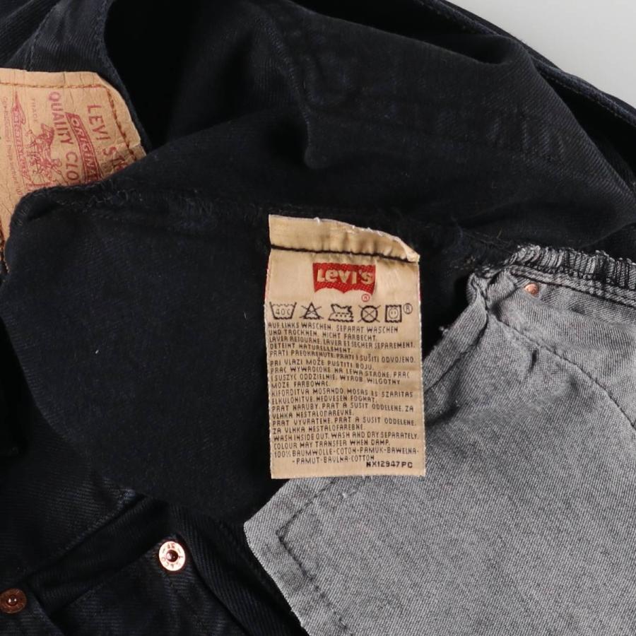 Levi's（リーバイス） 古着 90年代 Levi's 501-0165 ブラックデニム