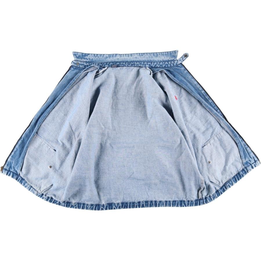 ラルフローレン　デニムジャケット　スイングトップ　ビッグサイズ　美品 ralphlaurenラルフローレンデニムジャケットスイングトップジップブルゾン