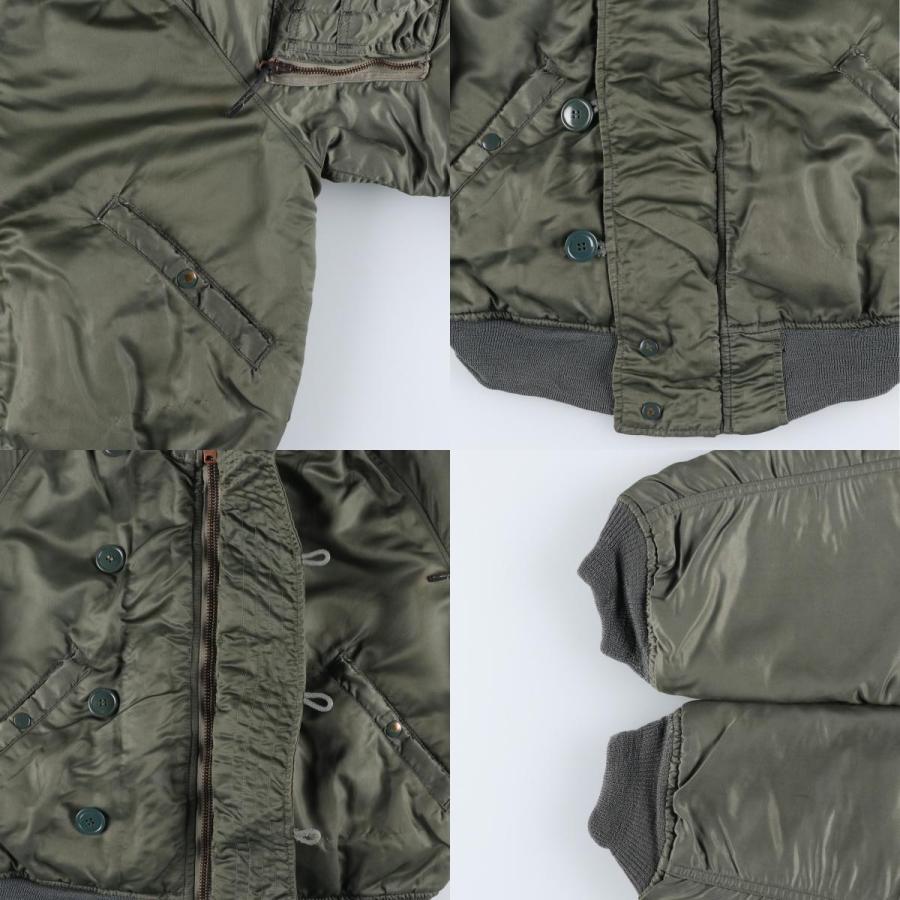古着 70年代 米軍実品 N-2B ミリタリー フライトジャケット USA製