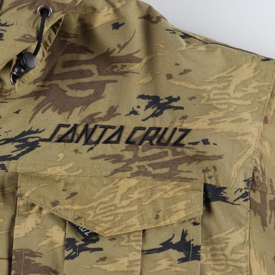 古着 00年代 サンタクルーズ SANTA CRUZ 総柄 迷彩柄 ナイロンパーカー