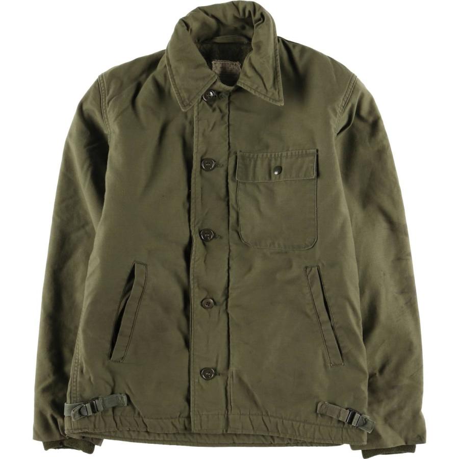 米軍 A-2 ステンシル入り デッキジャケット 雰囲気抜群 ミリタリー 古着 70年代 米軍実品 U.S.NAVY A-2 バックステンシル入り ミリタリー