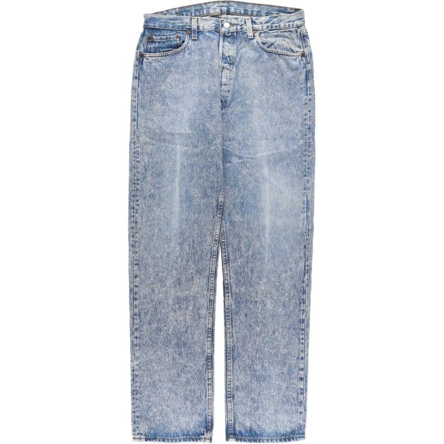 古着 90年代 リーバイス Levi's ケミカルウォッシュ ストレートデニムパンツ メンズw34相当 ヴィンテージ/evb030612 Levi's（リーバイス） 古着 90年代 ケミカルウォッシュ ストレート