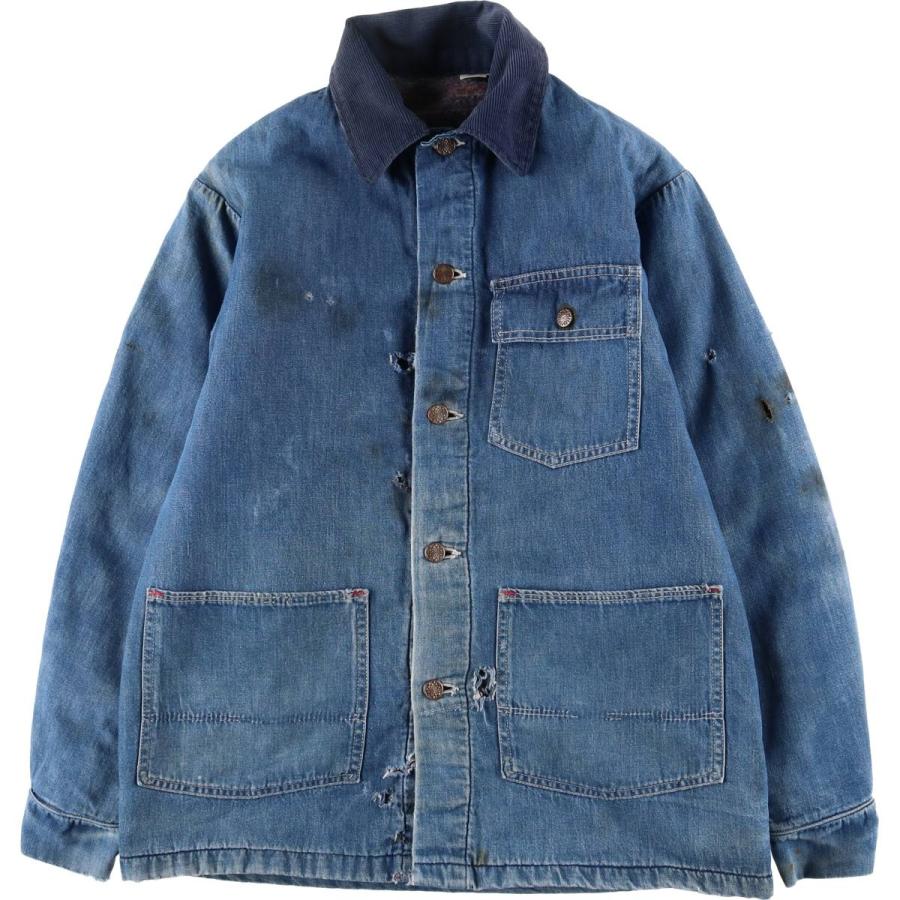 古着 70年代 デニムカバーオール メンズM相当 ヴィンテージ /evb030618
