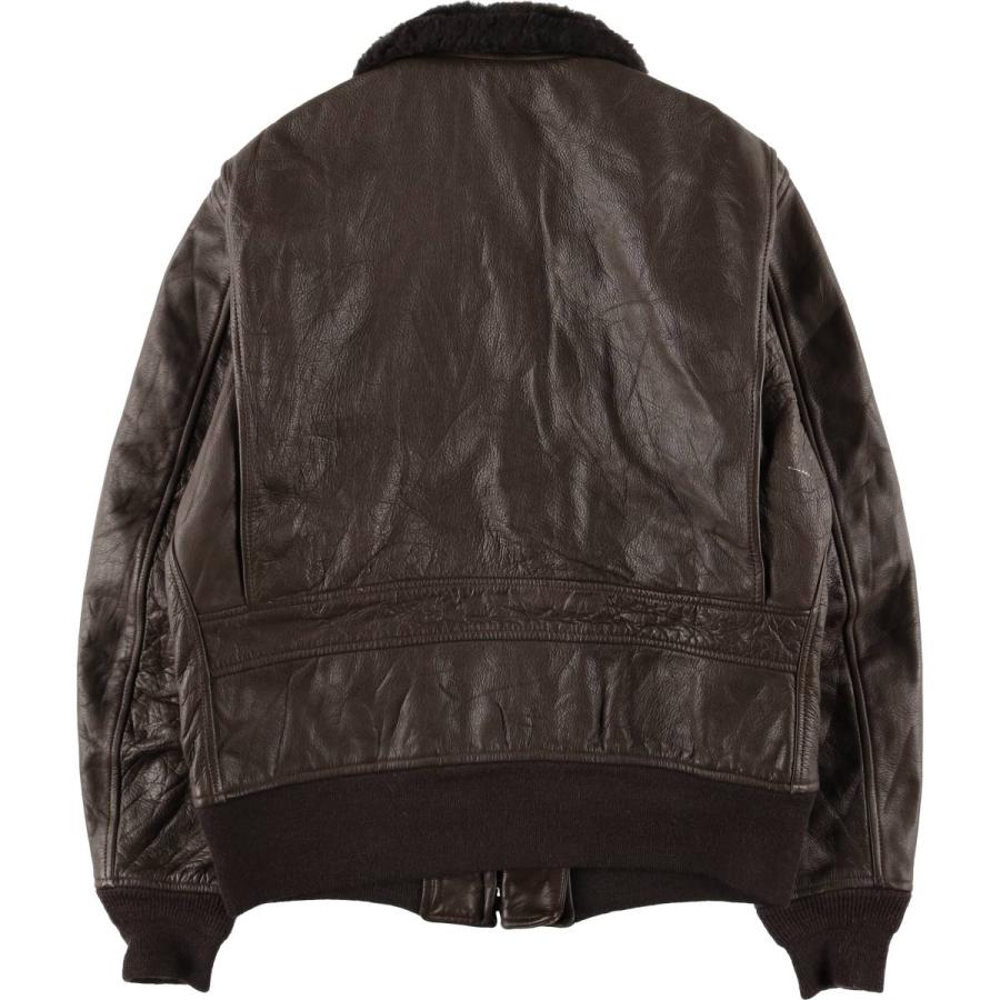 古着 70年代 米軍実品 G-1 レザーフライトジャケット USA製 42 メンズM