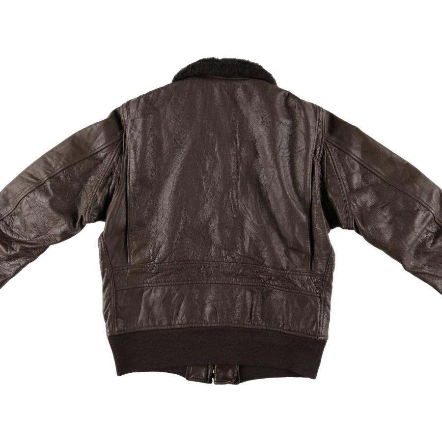 古着 70年代 米軍実品 G-1 レザーフライトジャケット USA製 42 メンズM