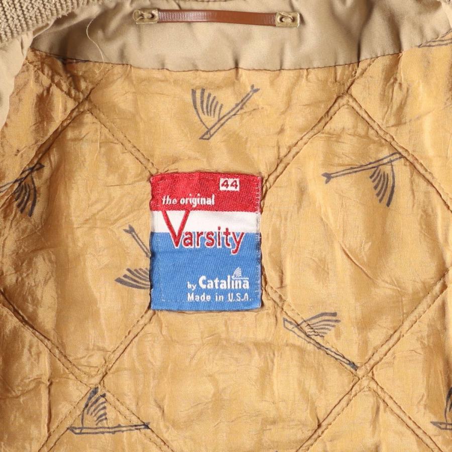 古着 70~80年代 Catalina Varsity 中綿入り ダービージャケット カップ