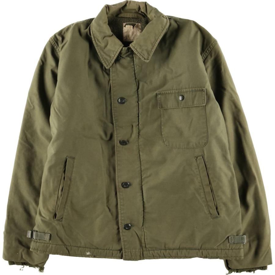 A−2 デッキジャケット 米軍 実物 アメリカ軍 L 42-44　ミリタリー 古着 米軍実品 U.S.NAVY A-2 ミリタリー デッキジャケット LARGE(42-44