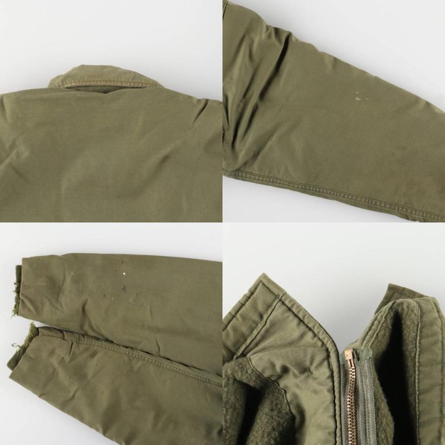 古着 米軍実品 U.S.NAVY A-2 ミリタリー デッキジャケット LARGE(42-44