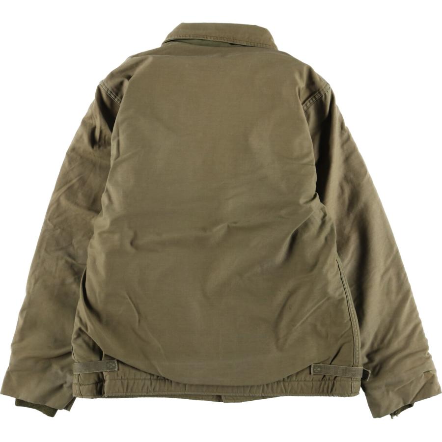 古着 80年代 米軍実品 U.S.NAVY A-2 ミリタリー デッキジャケット USA