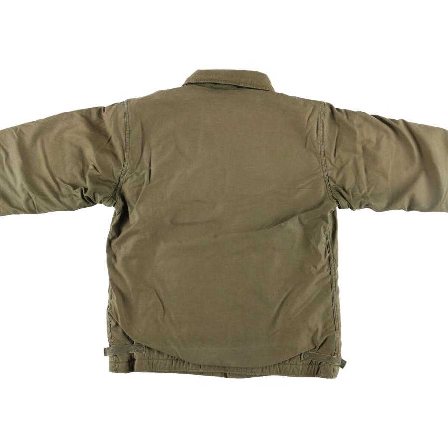 古着 80年代 米軍実品 U.S.NAVY A-2 ミリタリー デッキジャケット USA 