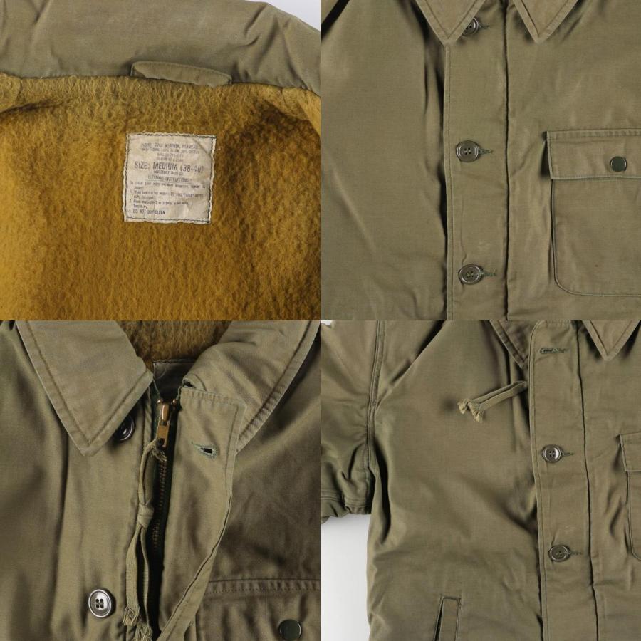 古着 80年代 米軍実品 U.S.NAVY A-2 ミリタリー デッキジャケット USA 