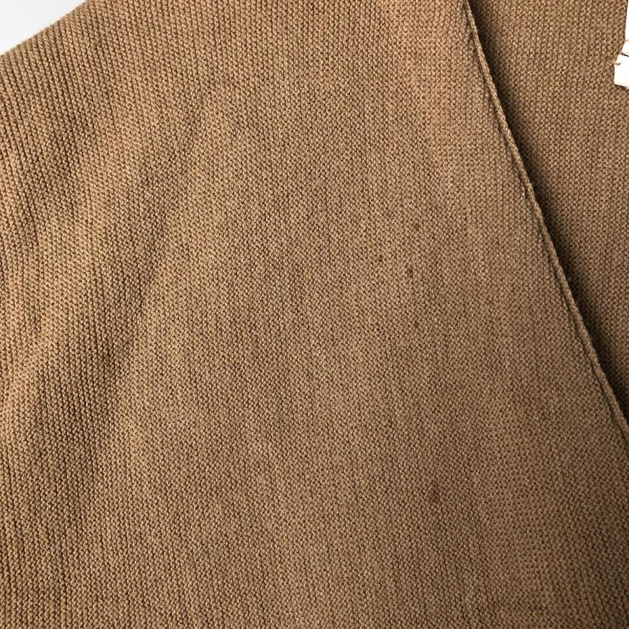 90sアイルランド製アルパカ混ウールパッチワークニットアイボリーL古着ビンテージ 古着 PEBBLE BEACH アルパカ混 アクリルニットカーディガン メンズL