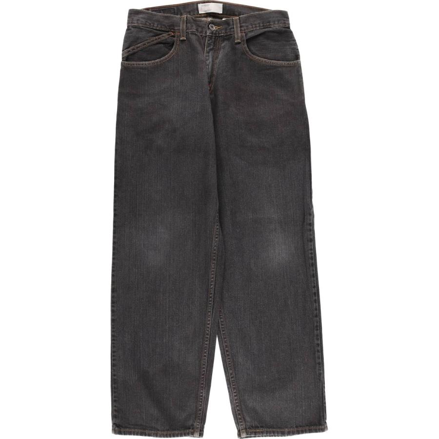 00s USA製 リーバイス シルバータブ バギー ブラックデニム W33L30 Levi's（リーバイス） 古着 00年代 Levi's SILVER TAB シルバータブ