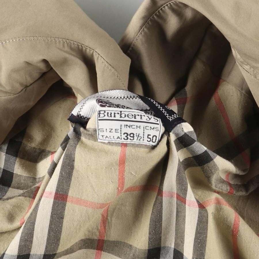 美品✨バーバリーズ ステンカラーコート トレンチ 薄手 コットン100 7A3 BURBERRY（バーバリー） 古着 Burberry's ステンカラーコート バルマ