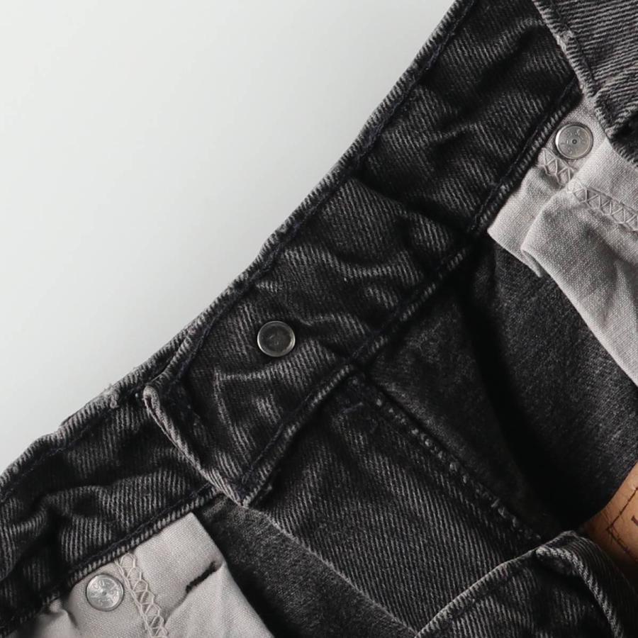 古着 90年代 リーバイス Levi's 42560-4159 LOOSE FIT TAPERED LEG オレンジタブ ブラックデニム テーパードデニムパンツ USA製 メンズw30相当 ヴィンテージ/evb030874 パンツ 古着 90年代 リーバイス Levi's 42560-4159 LOOSE FIT TAPERED