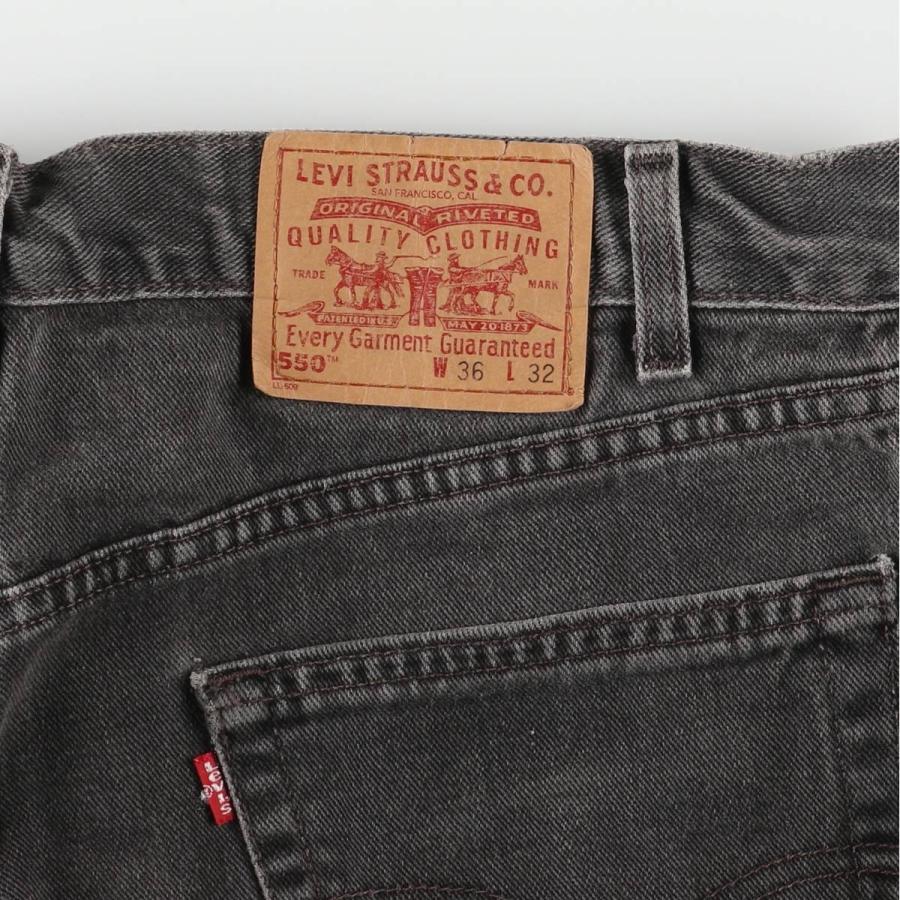 Levi's（リーバイス） 古着 00年代 Levi's 550 RELAXED FIT ブラック
