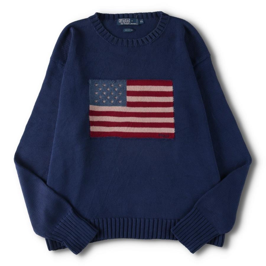 古着 90年代 ラルフローレン Ralph Lauren POLO by 星条旗柄 コットン
