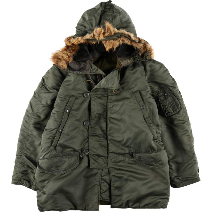 古着 N-3B ミリタリー フライトジャケット メンズXL相当 ヴィンテージ  