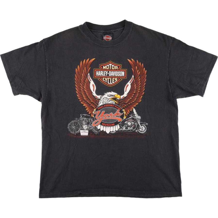 激レア 90s USA製 ハーレーダビッドソン ヴィンテージTシャツ イーグル 古着 90年代 ハーレーダビッドソン 鷲柄 イーグル柄 モーターサイクル