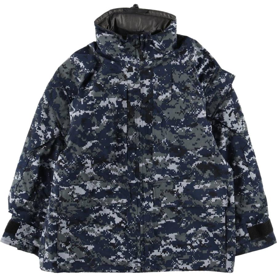 古着 00年代 米軍実品 迷彩柄 NWU デジタルカモ ミリタリー ゴアテックスパーカー USA製 SMALL-X-SHORT メンズS相当/evb031311 古着 00年代 米軍実品 迷彩柄 NWU デジタルカモ ミリタリー ゴアテック