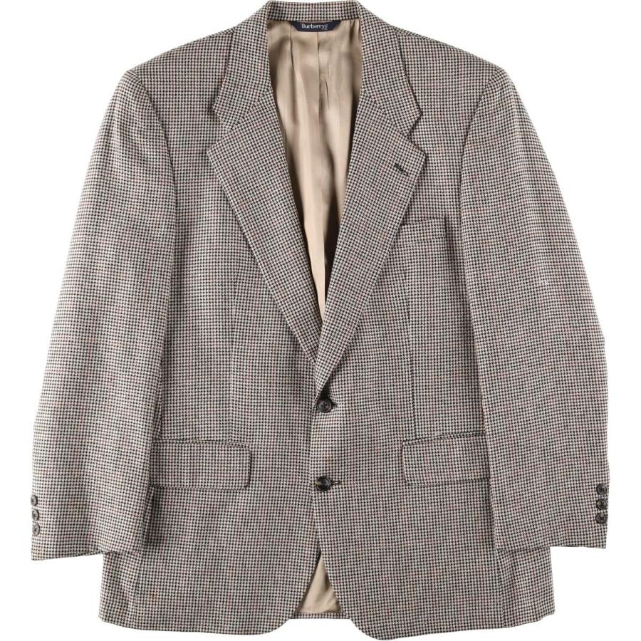 古着 バーバリー Burberry's チェック柄 千鳥格子柄 テーラードジャケット USA製 メンズL相当/evb031399 BURBERRY（バーバリー） 古着 Burberry's チェック柄 千鳥格子柄