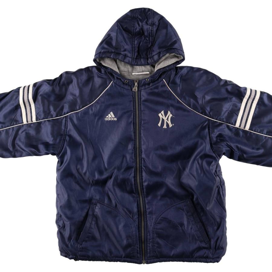 【両面刺繍、オーバーサイズ】adidasニューヨークヤンキース古着ジャケット adidas 古着 90年代 アディダス MLB NEW YORK YANKEES