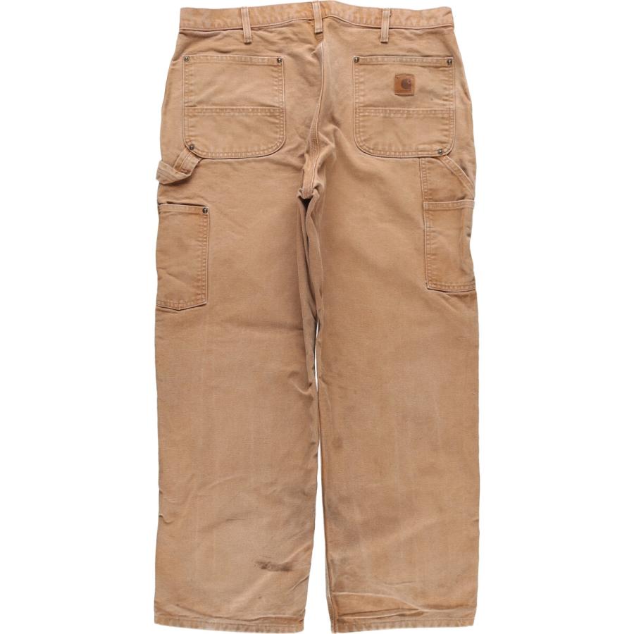 【コーヒー豆】古着Carharttダブルニーワークパンツw34L34 古着 80年代 カーハート Carhartt 100周年モデル ダブルニー