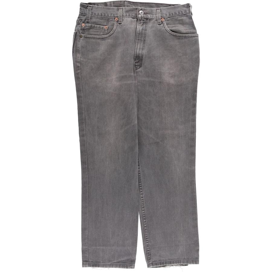 古着 00年代 リーバイス Levi's 550 RELAXED FIT ブラックデニム テーパードデニムパンツ USA製 メンズw34相当 /evb031716 Levi's（リーバイス） 古着 00年代 Levi's 550 RELAXED FIT ブラック