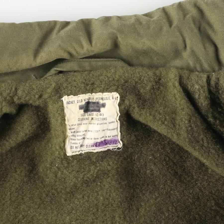 古着 米軍実品 80年代 A-2デッキジャケット ミリタリー デッキ