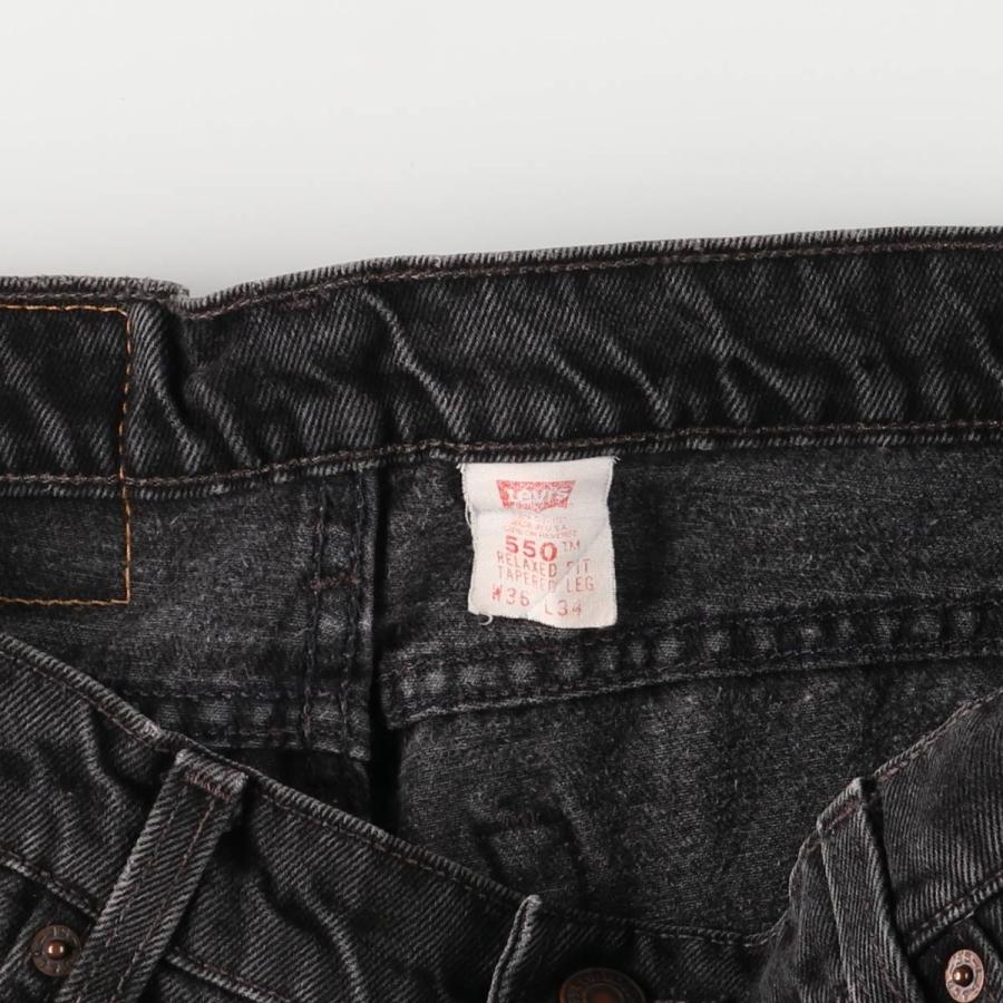 Levi's 古着 90年代 リーバイス 550-0260 ブラックデニム