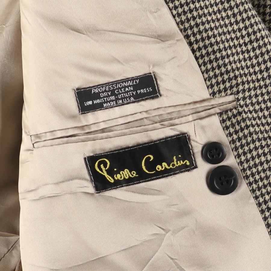 pierre cardin（ピエール カルダン） 古着 千鳥格子柄 ウール