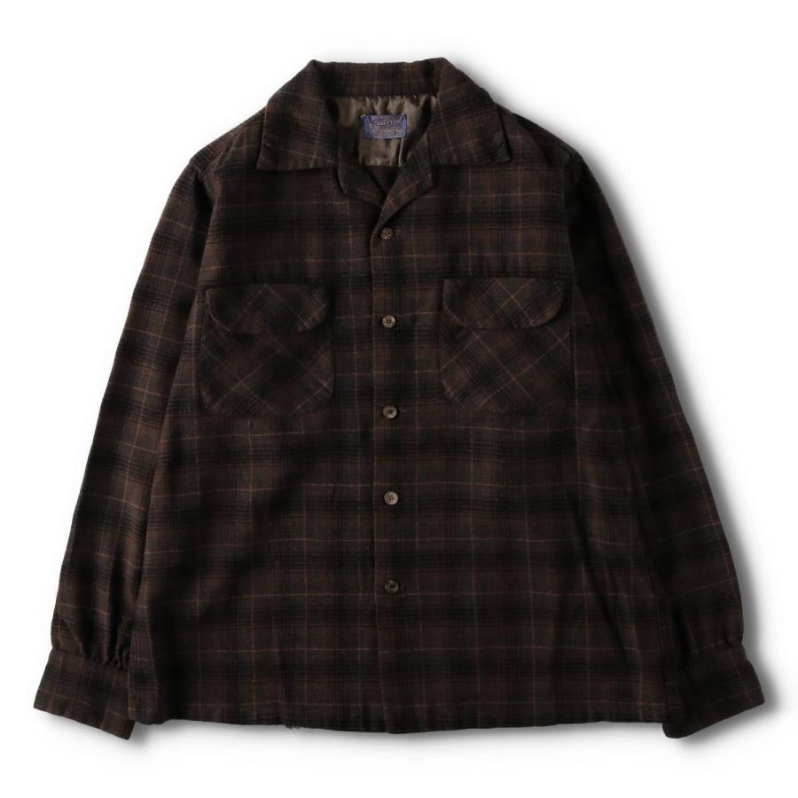 PENDLETON ボードシャツ チェック ビンテージ 50s 60s 70s PENDLETON（ペンドルトン） 古着 50年代 ボードシャツ チェック柄