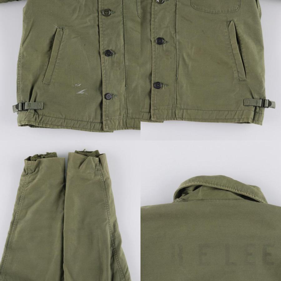 古着 米軍実品 ミリタリー デッキジャケット A-2 USA製 MEDIUM(38-40
