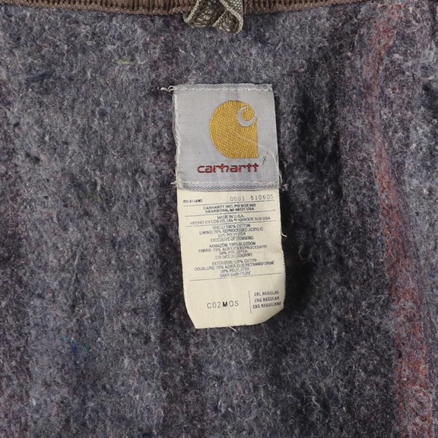 Carhartt 古着 00年代 カーハート ミシガンチョアコート ダック  