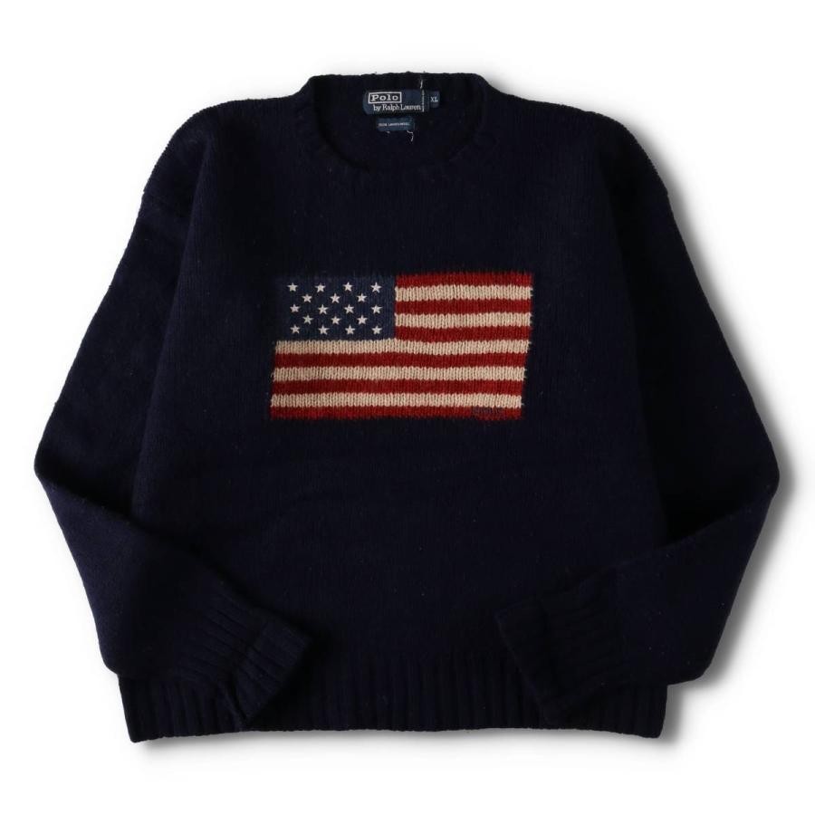 古着 90年代 ラルフローレン Ralph Lauren POLO by ウールニット