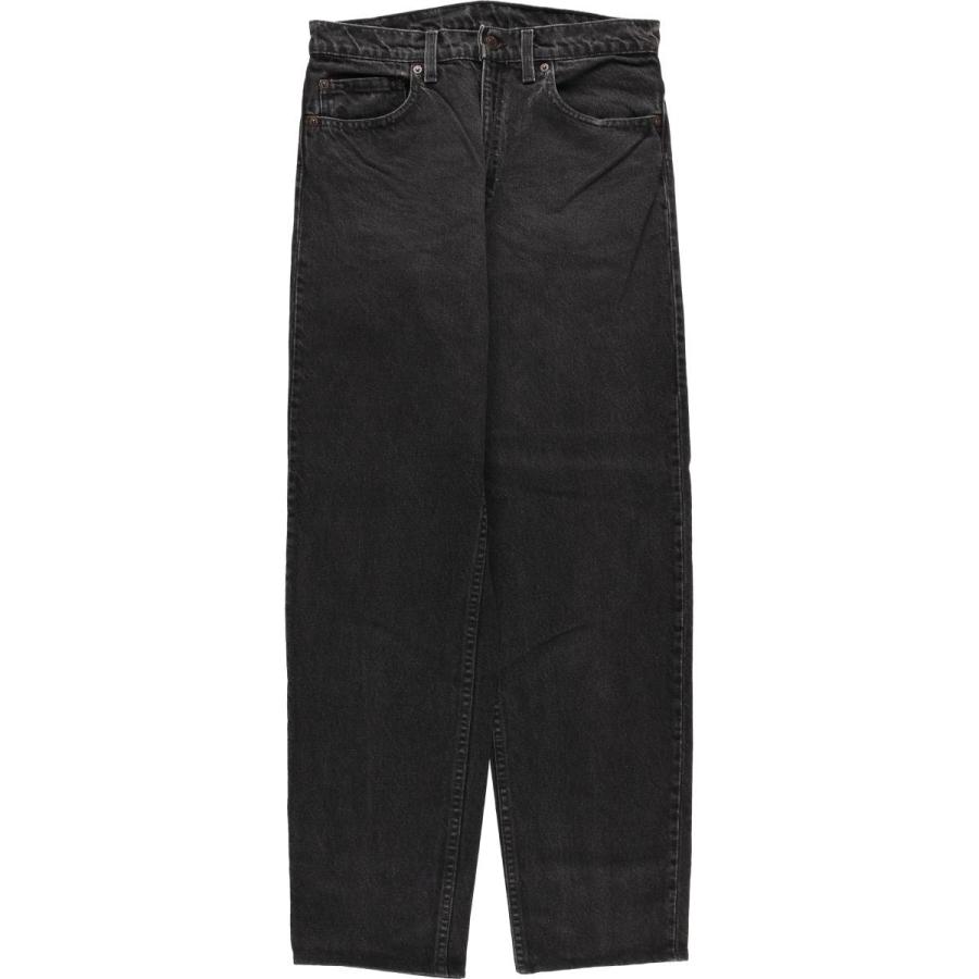 古着 90年代 リーバイス Levi's 550 RELAXED FIT TAPERED LEG ブラックデニム テーパードデニムパンツ USA製 メンズw31相当 ヴィンテージ/evb032325 Levi's（リーバイス） 古着 90年代 550 RELAXED FIT TAPERED LEG