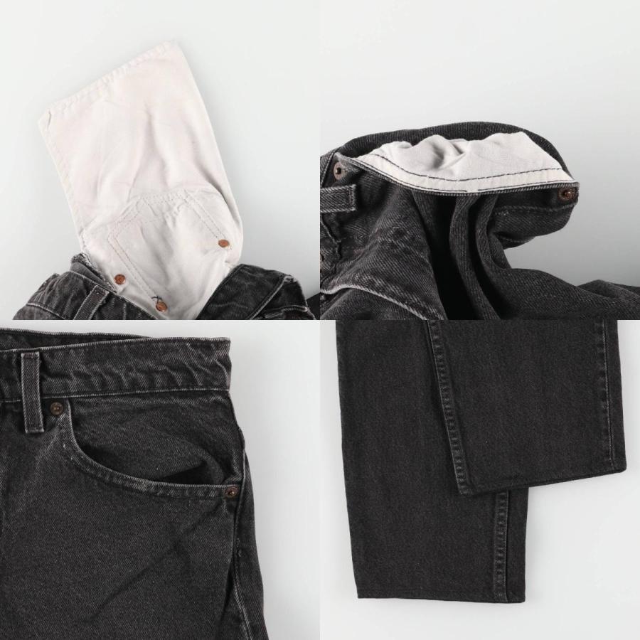 古着 90年代 リーバイス Levi's 550 RELAXED FIT TAPERED LEG ブラックデニム テーパードデニムパンツ USA製 メンズw31相当 ヴィンテージ/evb032325 Levi's（リーバイス） 古着 90年代 550 RELAXED FIT TAPERED LEG