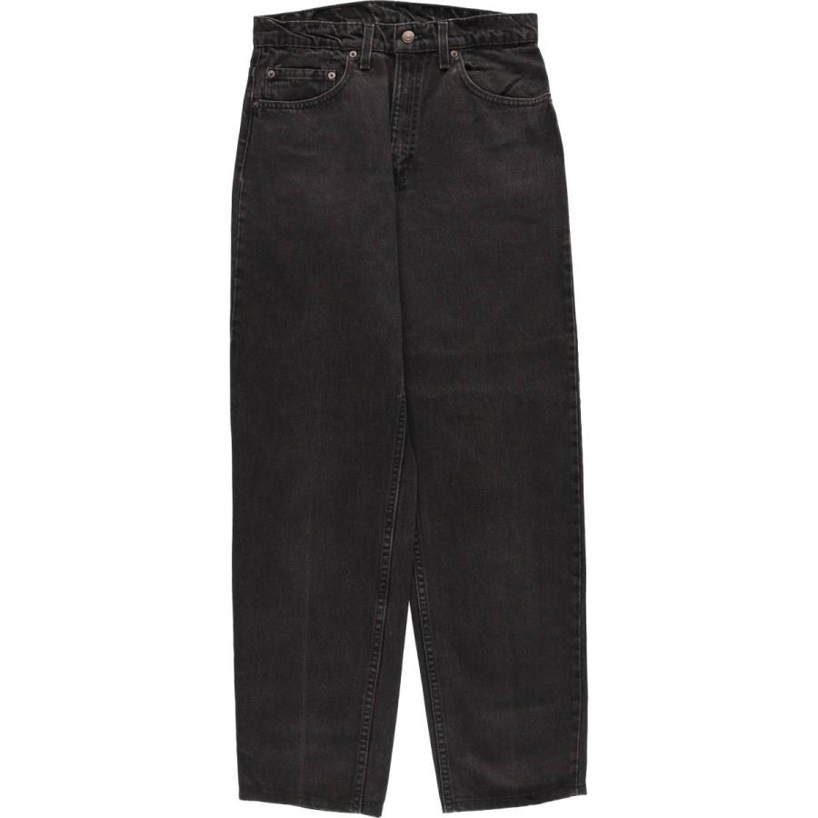 古着 90年代 リーバイス Levi's 550 RELAXED FIT TAPERED LEG ブラックデニム テーパードデニムパンツ USA製 メンズw30相当 ヴィンテージ/evb032329 Levi's（リーバイス） 古着 90年代 550 RELAXED FIT TAPERED LEG