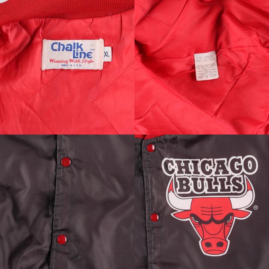 古着 80~90年代 Chalk Line シカゴブルズ ナイロンスタジャン アワード
