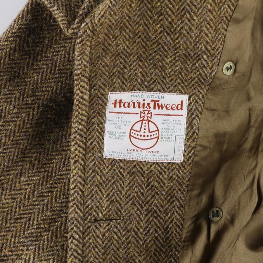 古着 セントマイケル Harris Tweed ハリスツイード ヘリンボーン